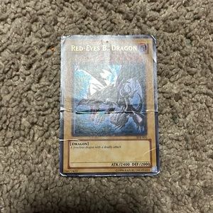 Rare red eyes black dragon 1996 card
